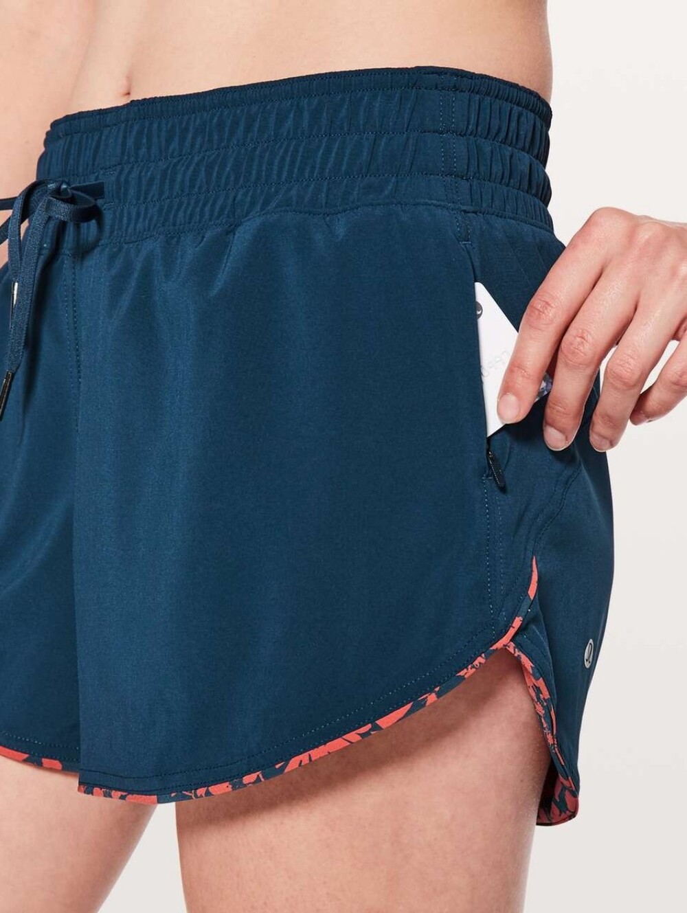 Lululemon Choose A Side Short *3"Onyx Blue / Efflorescent Dark Canyon Onyx Blu